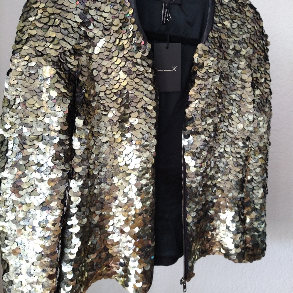 Isabelle Marant Glitter Sequin Jacket